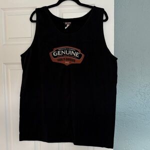 Harley-Davidson Waynesville, NC Black and Orange Tank Top